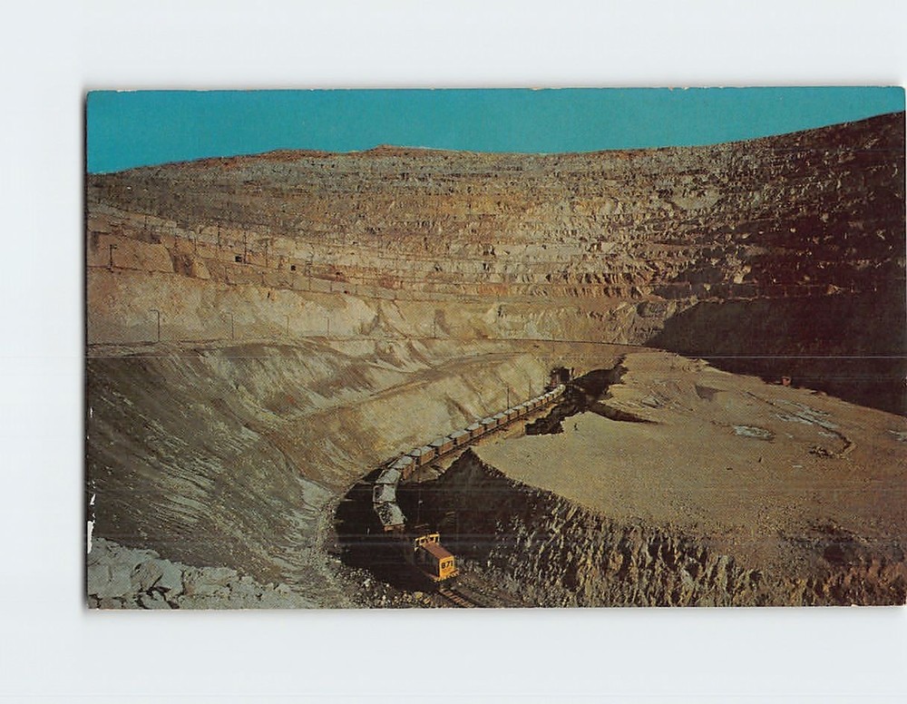 Postcard Bingham Copper Mine Utah USA