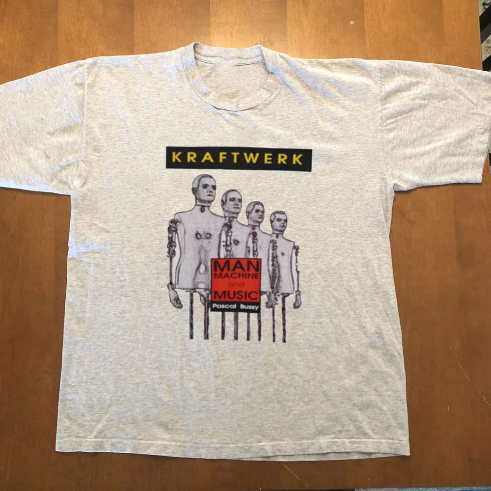 Kraftwerk Band Man Machine And Music T Shirt Full Size S-5XL MK509