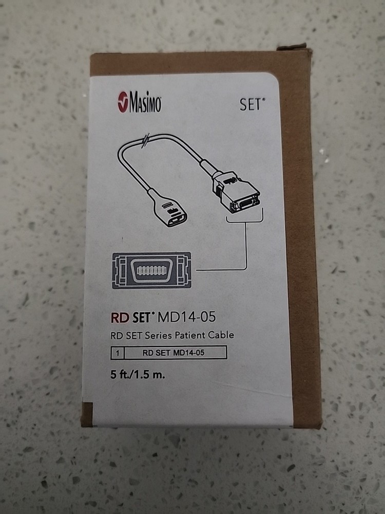 Masimo 4080 MD14-05 RD SET Series Patient Cable 5 ft./1.5 m.