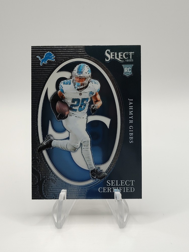 2023 Panini Select - Select Certified Rookies #CRO-JGI Jahmyr Gibbs (RC) Lions