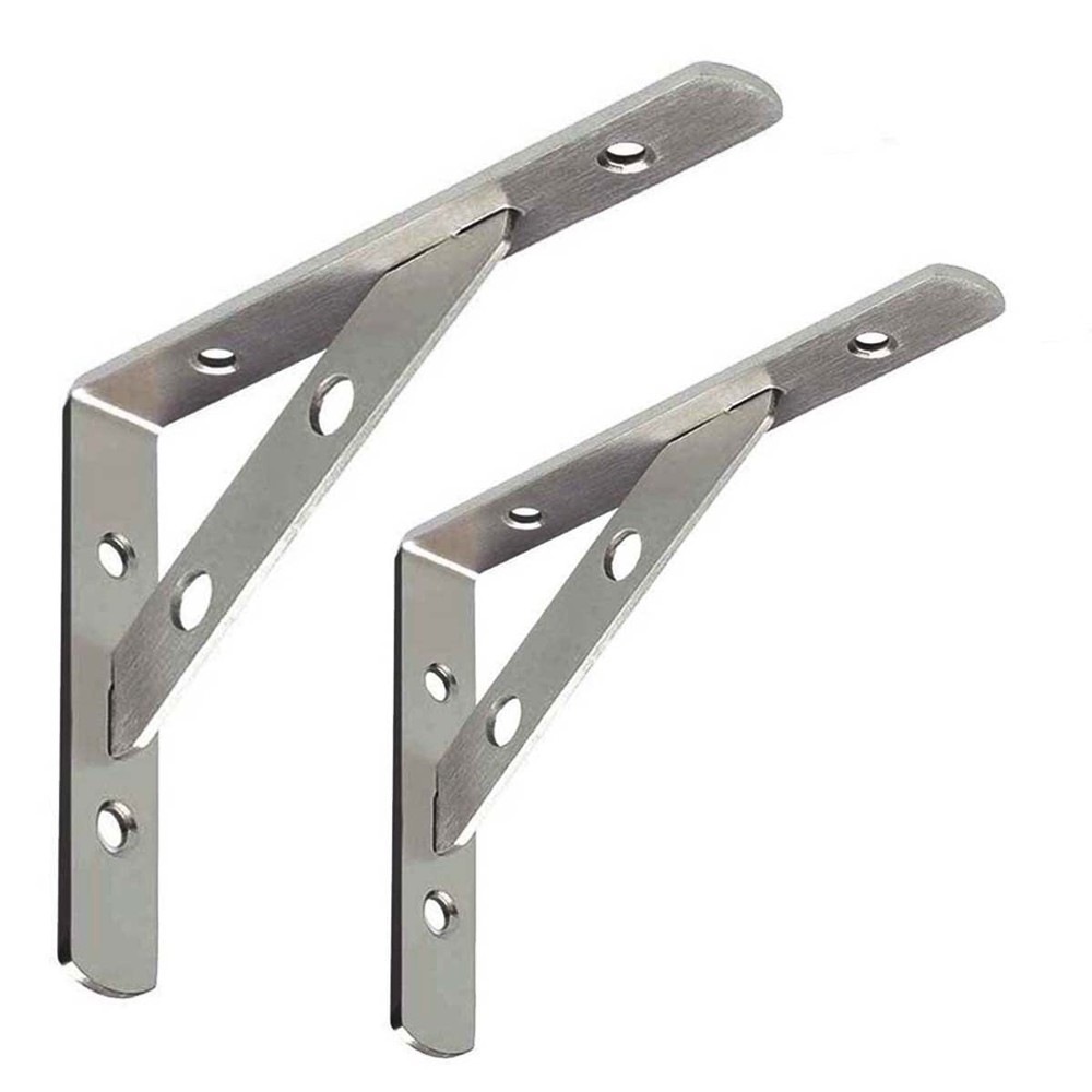 Stainless Steel Heavy Duty Shelf Bracket,Shelf Support Corner Brace Joint Rig...