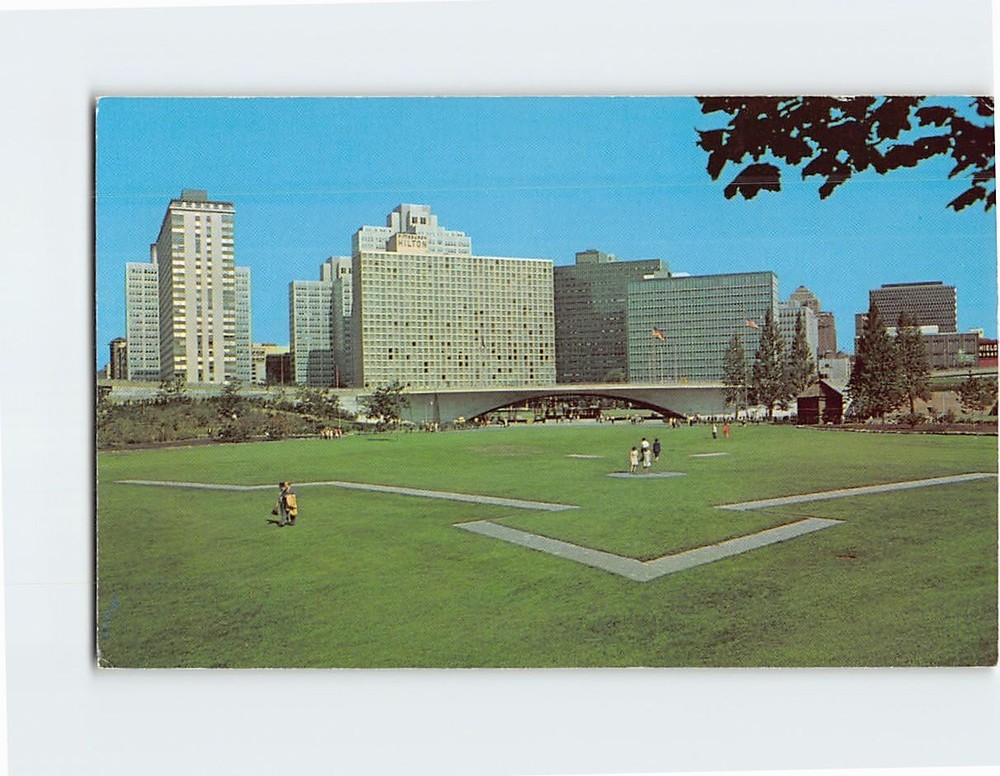 Postcard Point State Park & Principal Building Downtown Pittsburgh Pennsylvania