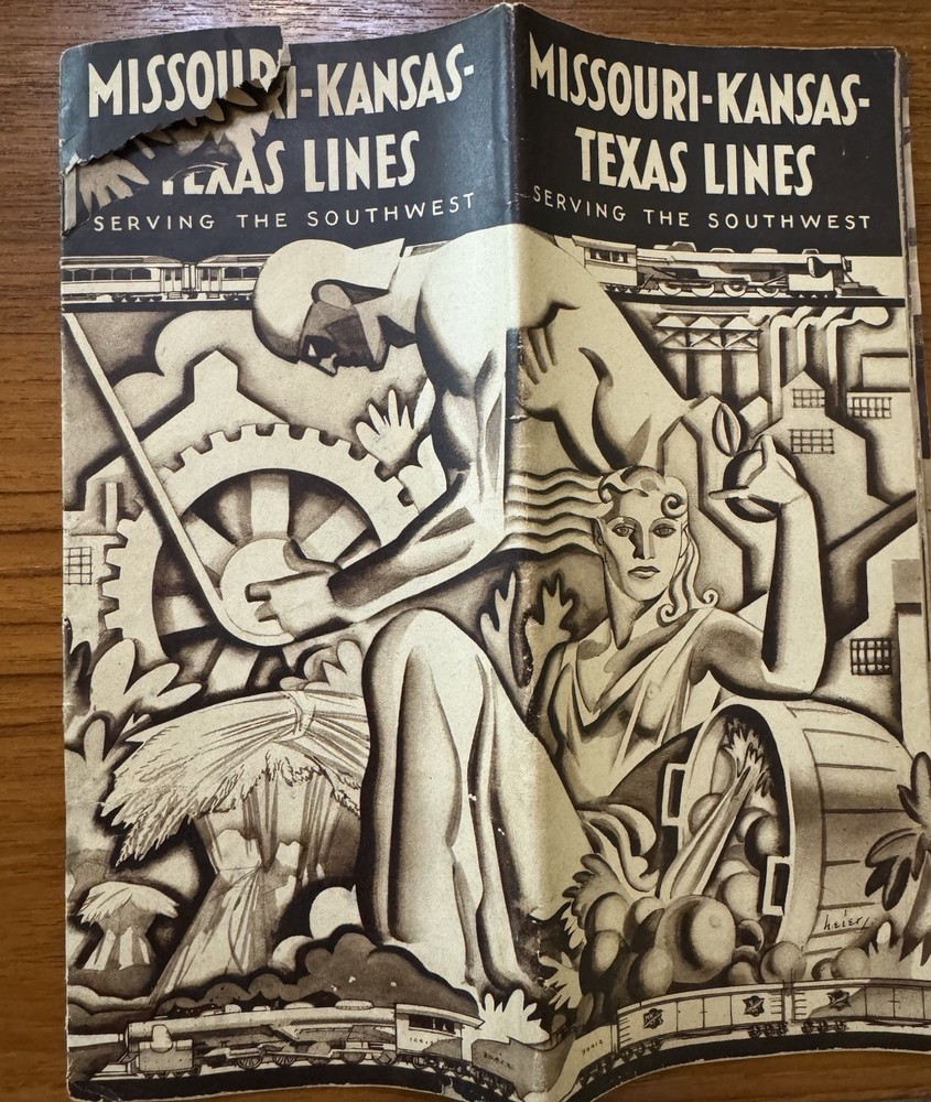 Vtg MKT Railway BROCHURE Booklet KATY LINES Missouri-Kansas-Texas Railroad