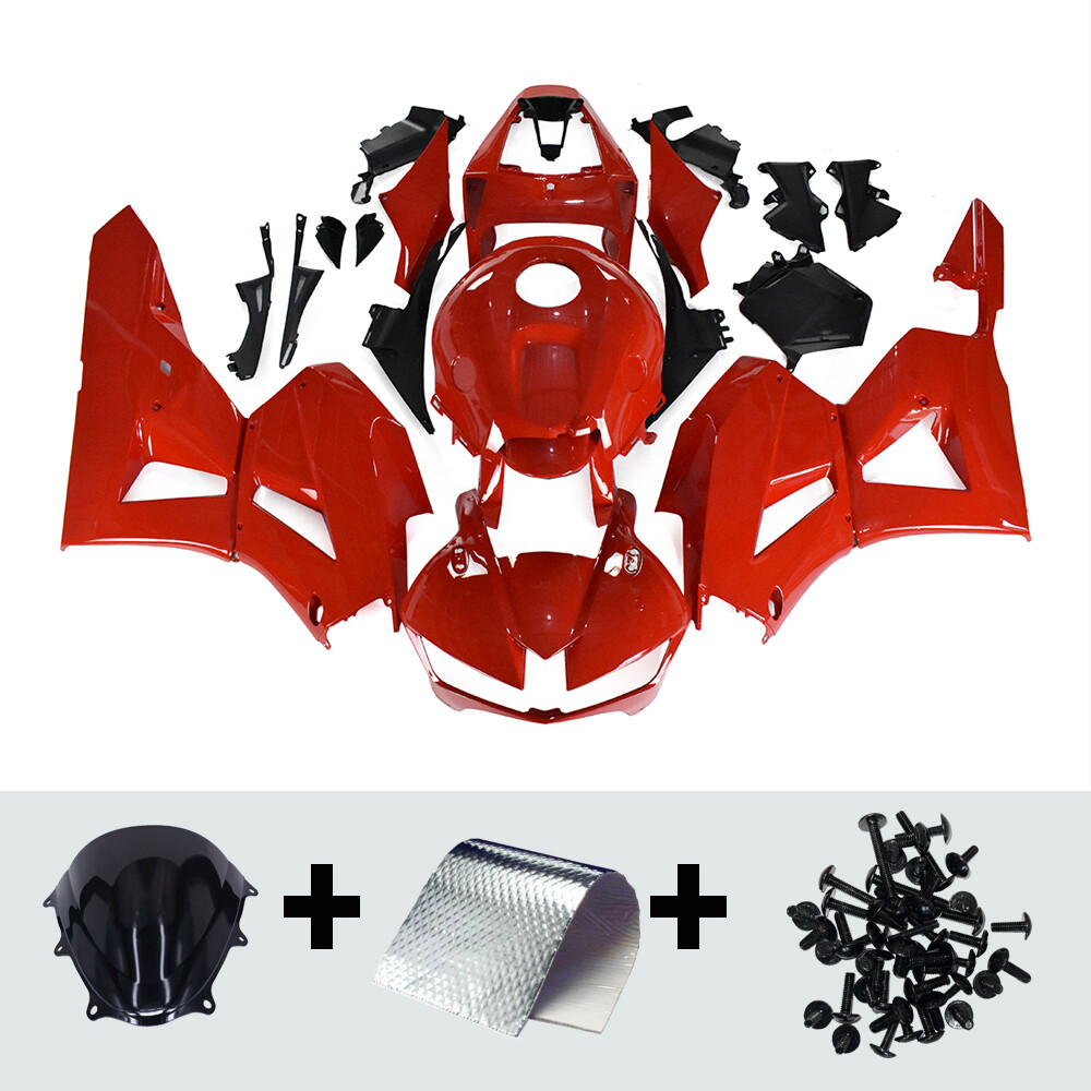 Gloss Red Fairing Kit For Honda CBR600RR F5 2013 - 2020 13-20 ABS Motor Fairings