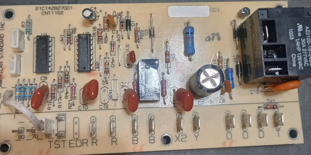 American Standard Control Board 21C142827G01 Cnt1152
