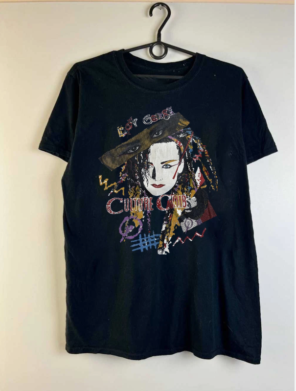 Boy George Culture Club Short Sleeve Unisex T-Shirt Cotton All Size
