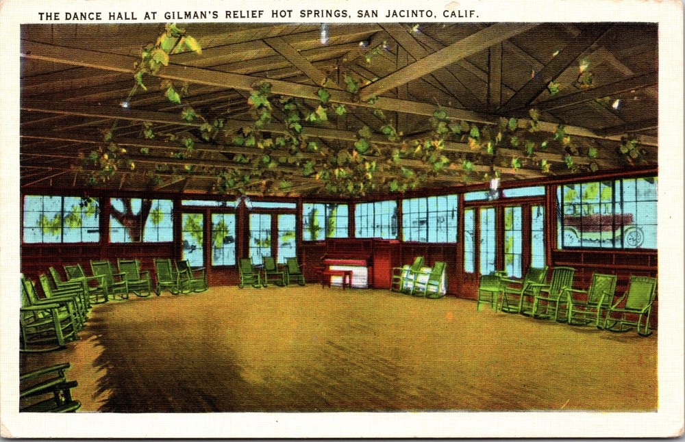 Linen PC Dance Hall at Gilman's Relief Hot Springs San Jacinto, California