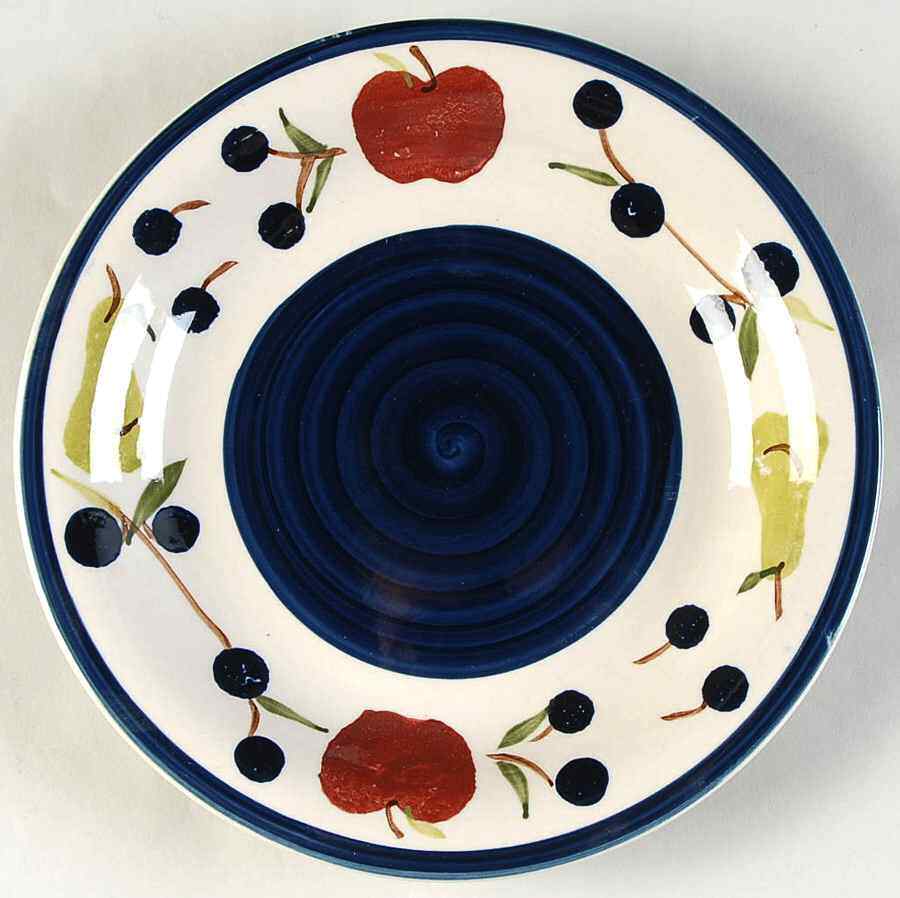 Gibson Designs Granada Fruits Salad Plate 9568048