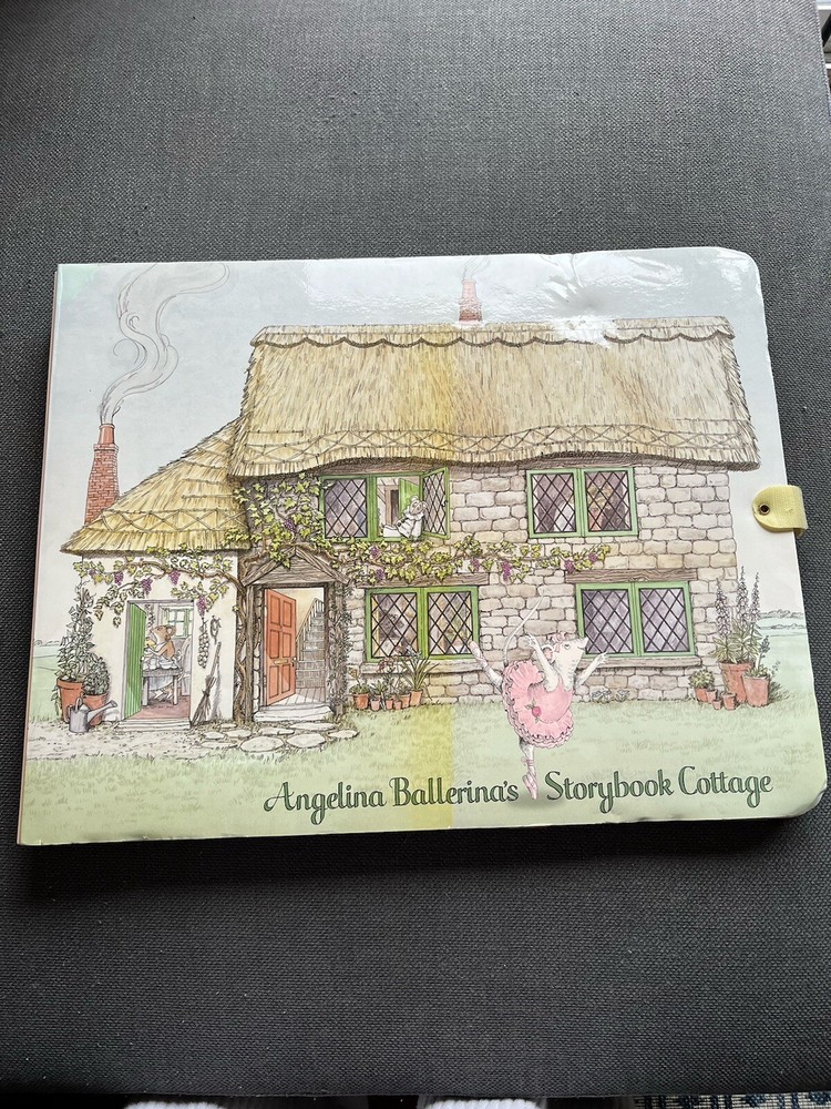VTG Angelina Ballerina Storybook Cottage Hardcover Vintage 2000 by American Girl