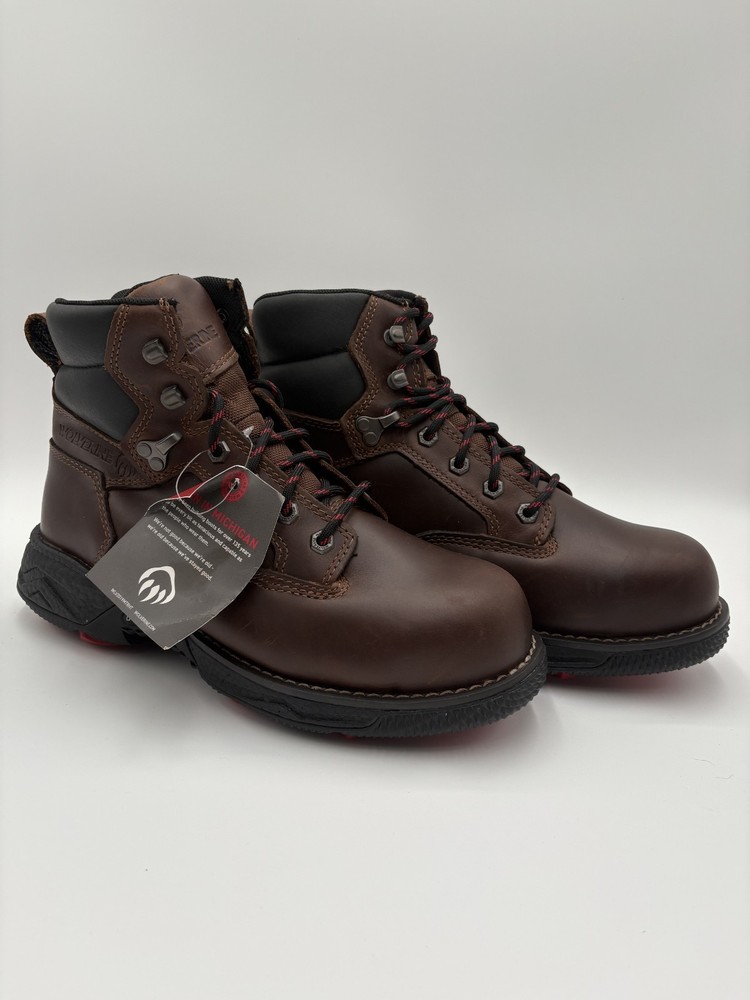 Wolverine W221011 Fuse Durashocks Waterproof Composite Toe Work Boots for Men -