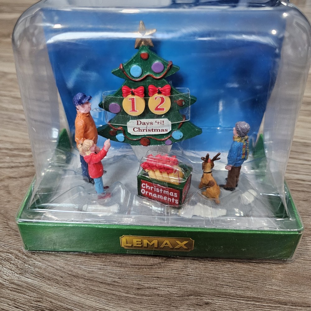 Lemax 12 Days Til Christmas Countdown Village Table Accent-image