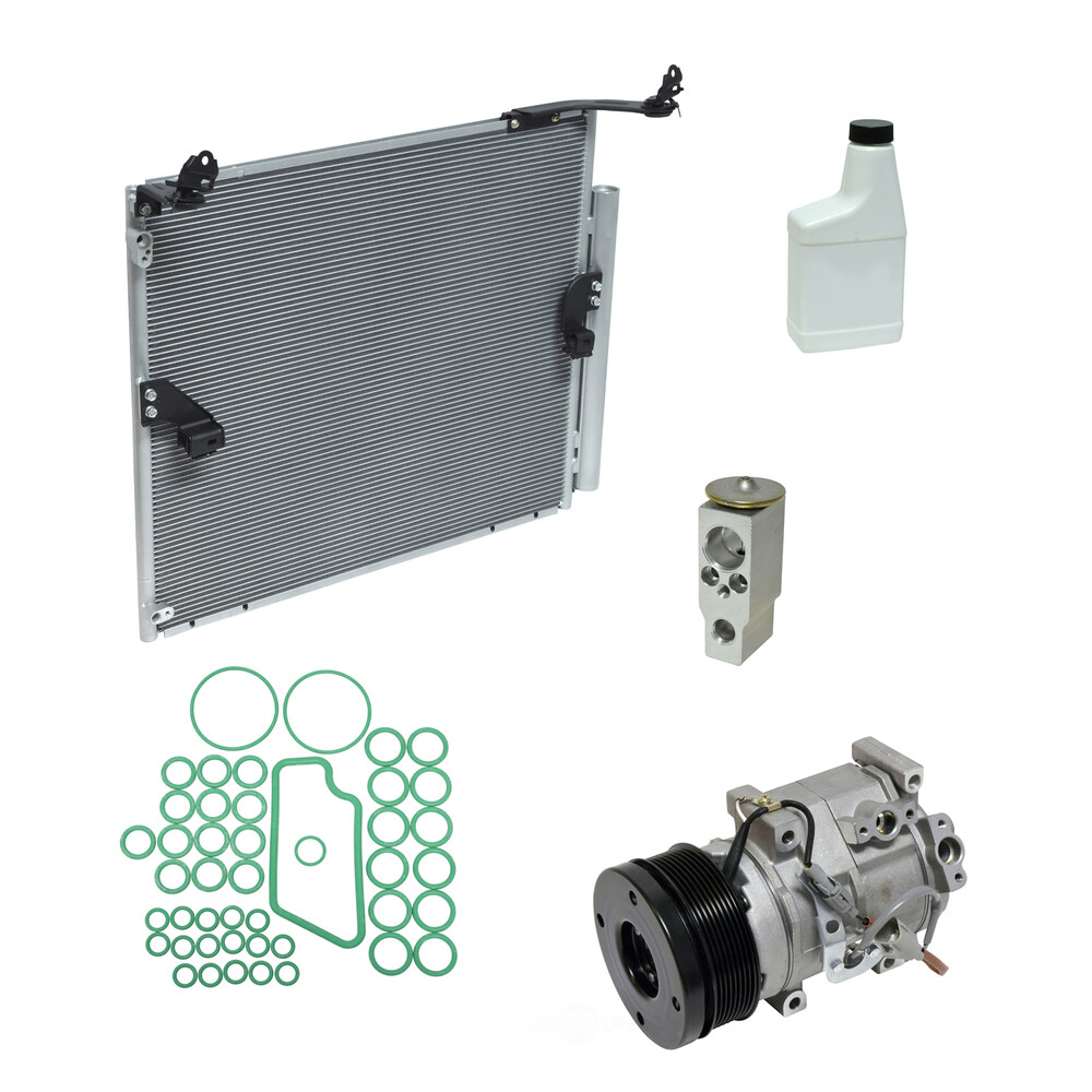 A/C Compressor Kit with Condenser for 2010-2014 Lexus GX460-image