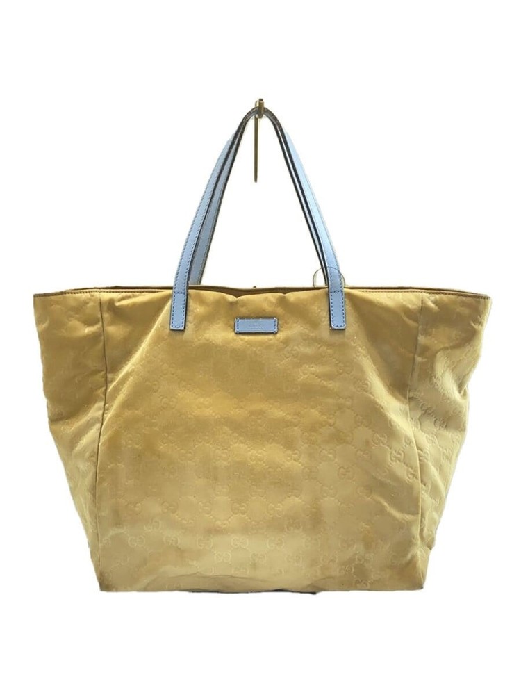 GUCCI GG Nylon Tote Bag with CML Stains and Dirt from Japan