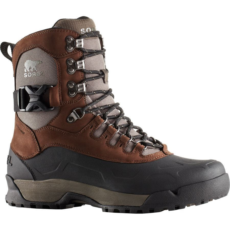 SOREL PAXSON Tall Waterproof Insulated Leather Snow Boots for Men Size 7