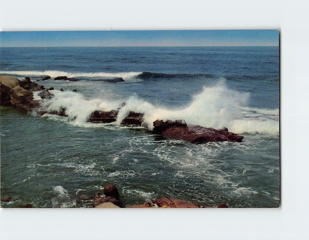 Postcard Rugged Coast Line Nature Scene