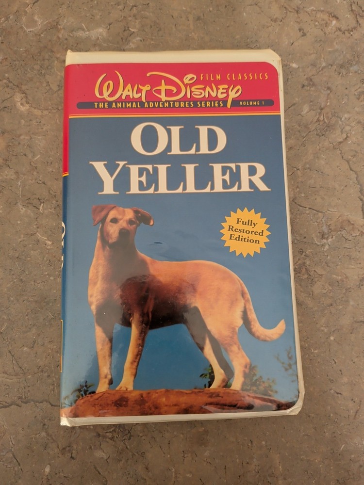Old Yeller (VHS, 1998, Clam Shell Animal Adventure Series)
