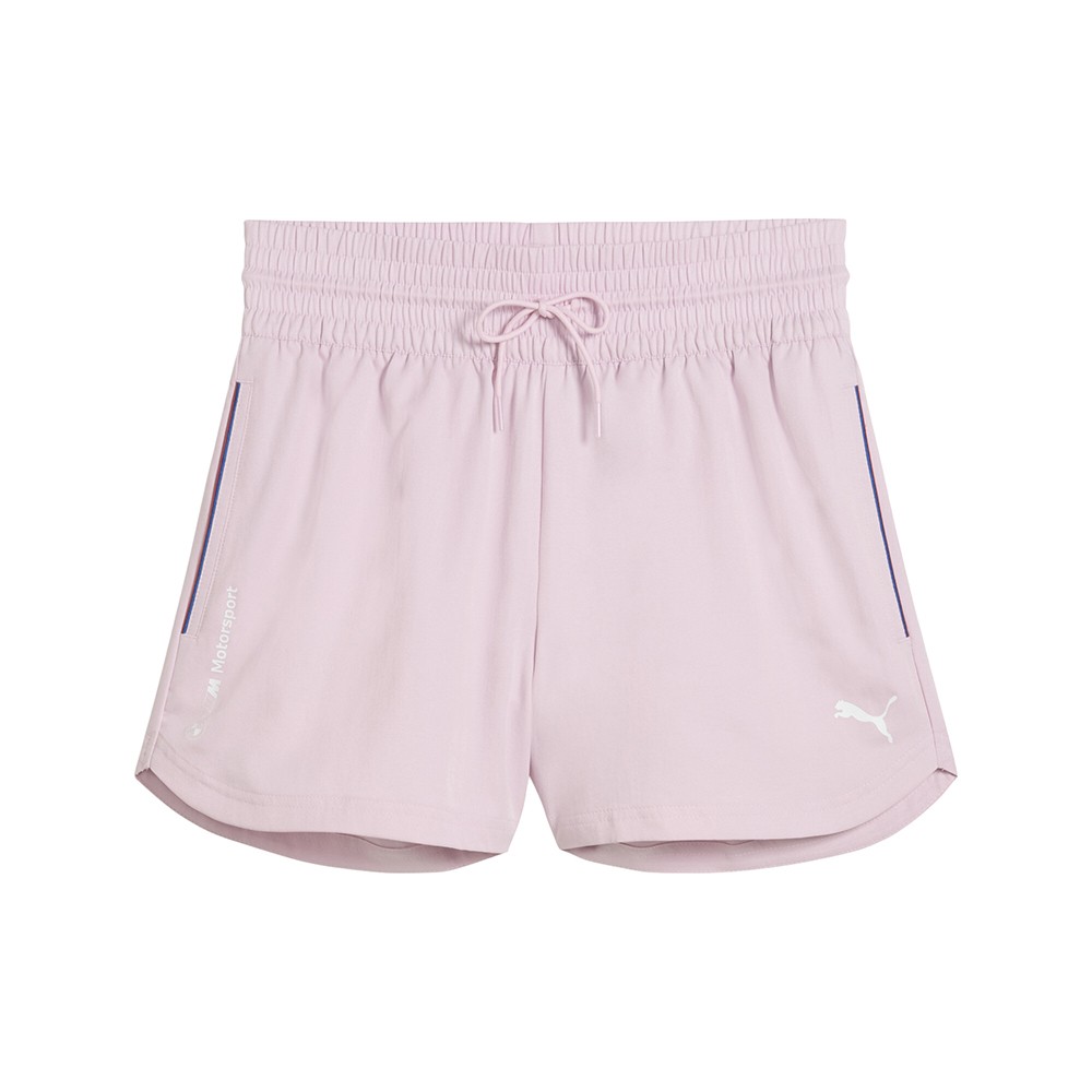 PUMA Bmw M Motorsport Essentials Woven Shorts Womens Pink Casual Athletic Bottom