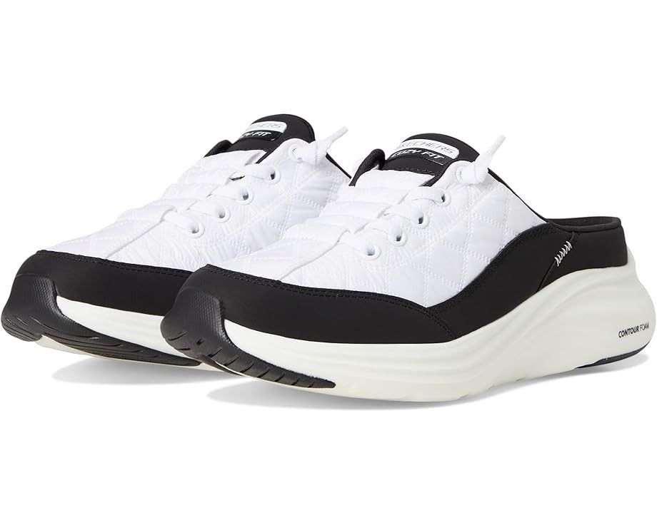 SALE! Skechers Women's Contour Foam-Cozy Fit White/Black Medium US Size FREESHIP