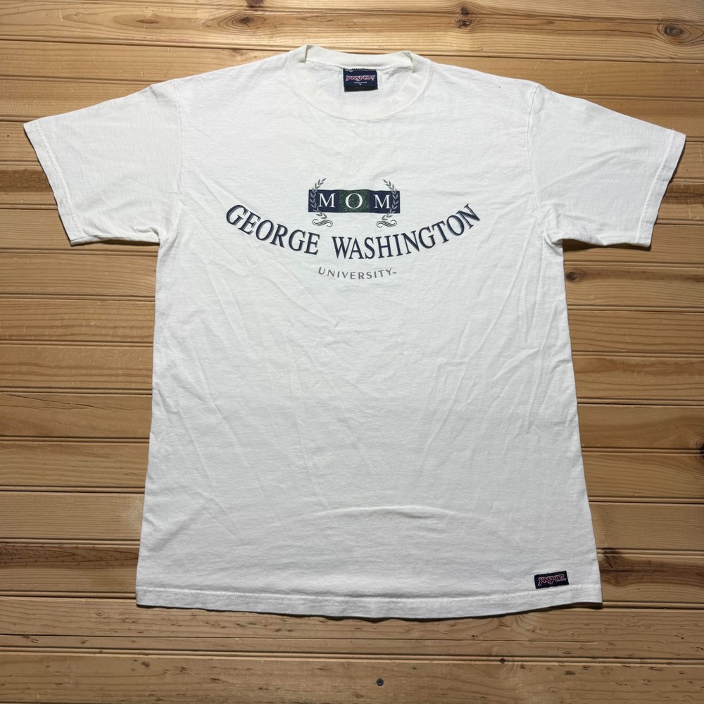 Vintage 90s JanSport George Washington University Mom Sporty Shirt USA - Large