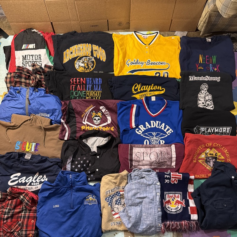 Vintage Y2K Indie Emo 2000s shirt lot dead stock T-shirt Bulk Mixed Lot