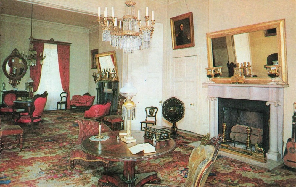 The Parlors, The Hermitage, Andrew Jackson Home, Nashville Tennessee TN Postcard