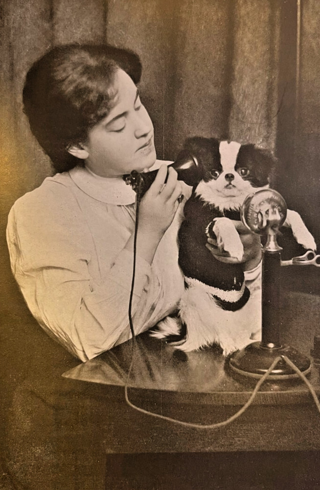 1910 Vintage Magazine Illustration Actress Mrs. Thomas W. Ross