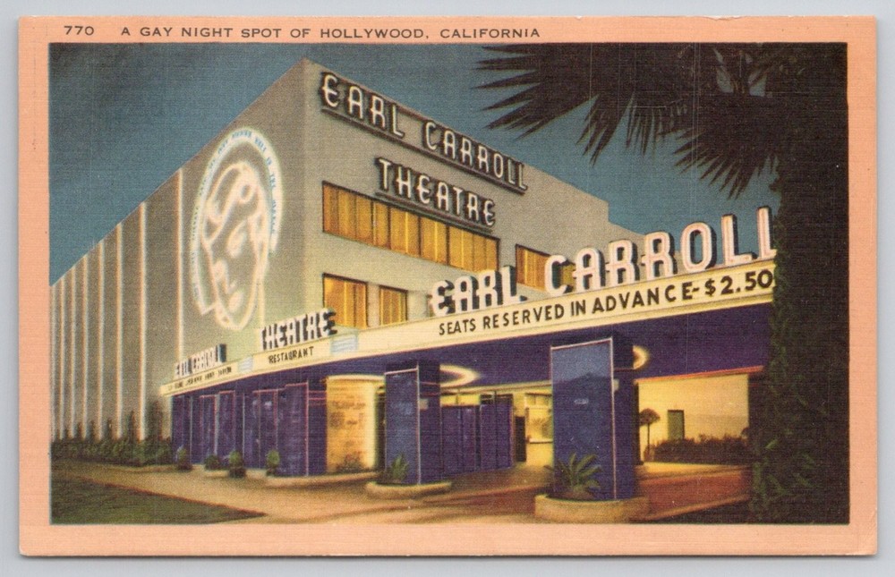 Earl Carroll Theatre Hollywood CA 