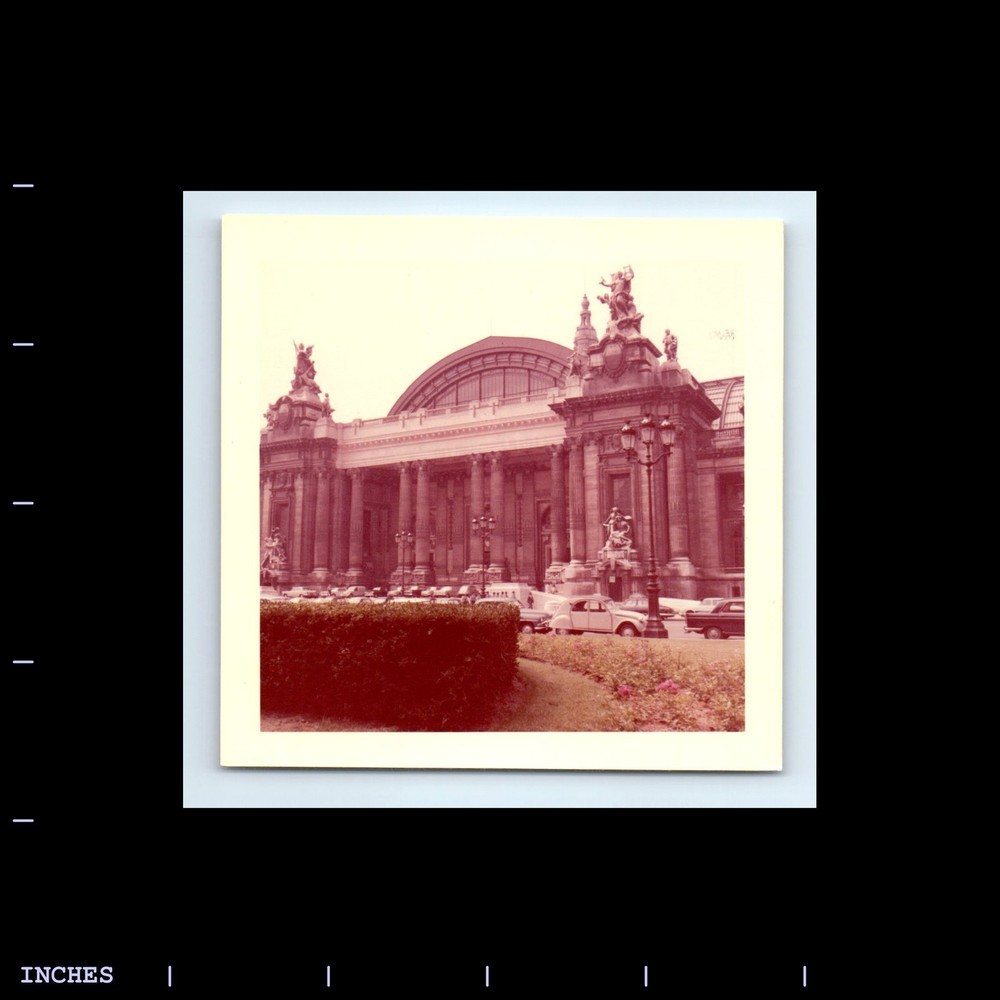 Old Square Color Photo LE GRAND PALAIS GREAT PALACE PARIS FRANCE