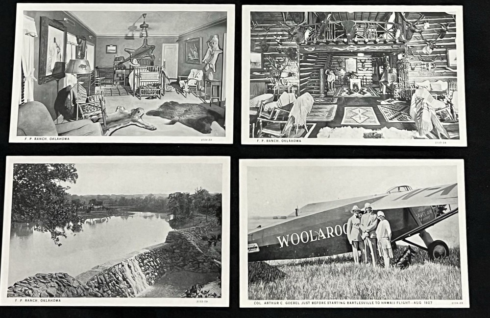 Frank Phillips Ranch Woolaroc 25 Postcard Set Bartlesville OK