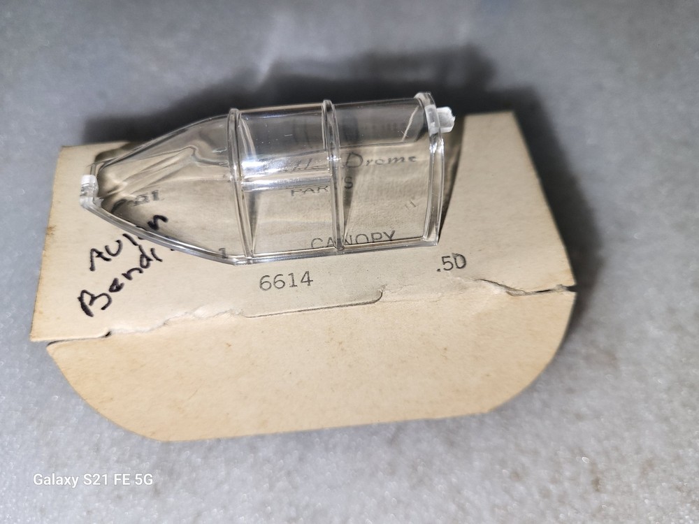 NOS Cox RC Airplane Avion Bendix P-51 Canopy #6614