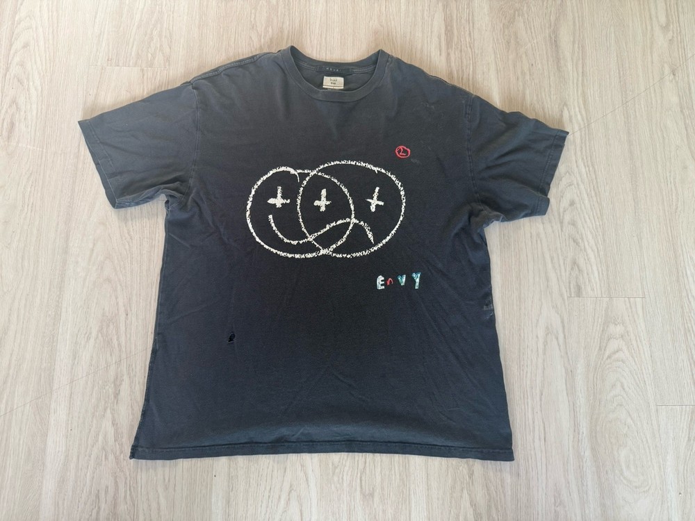 Black Ksubi x Hidji World Envy Biggie Tee Size Large