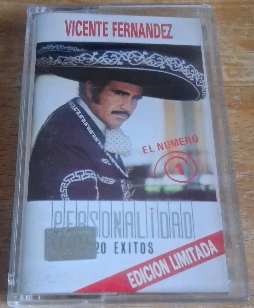 Vicente Fernandez - Personalidad 20 Éxitos (Cassette, 1992) LIKE NEW!