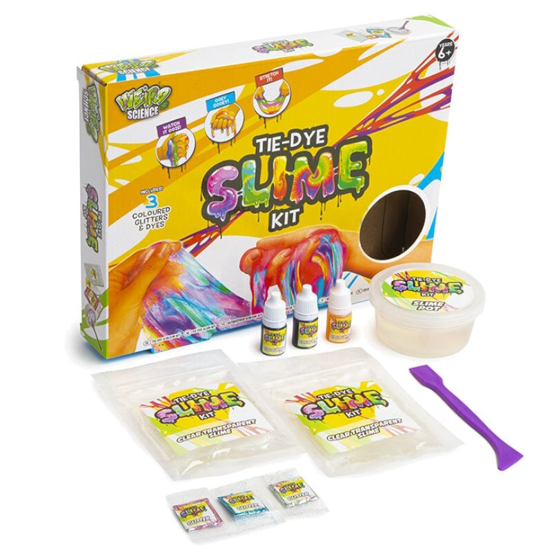 Tie Dye Slime Making Kit DIY Gooey Lab Science Toy for Kids