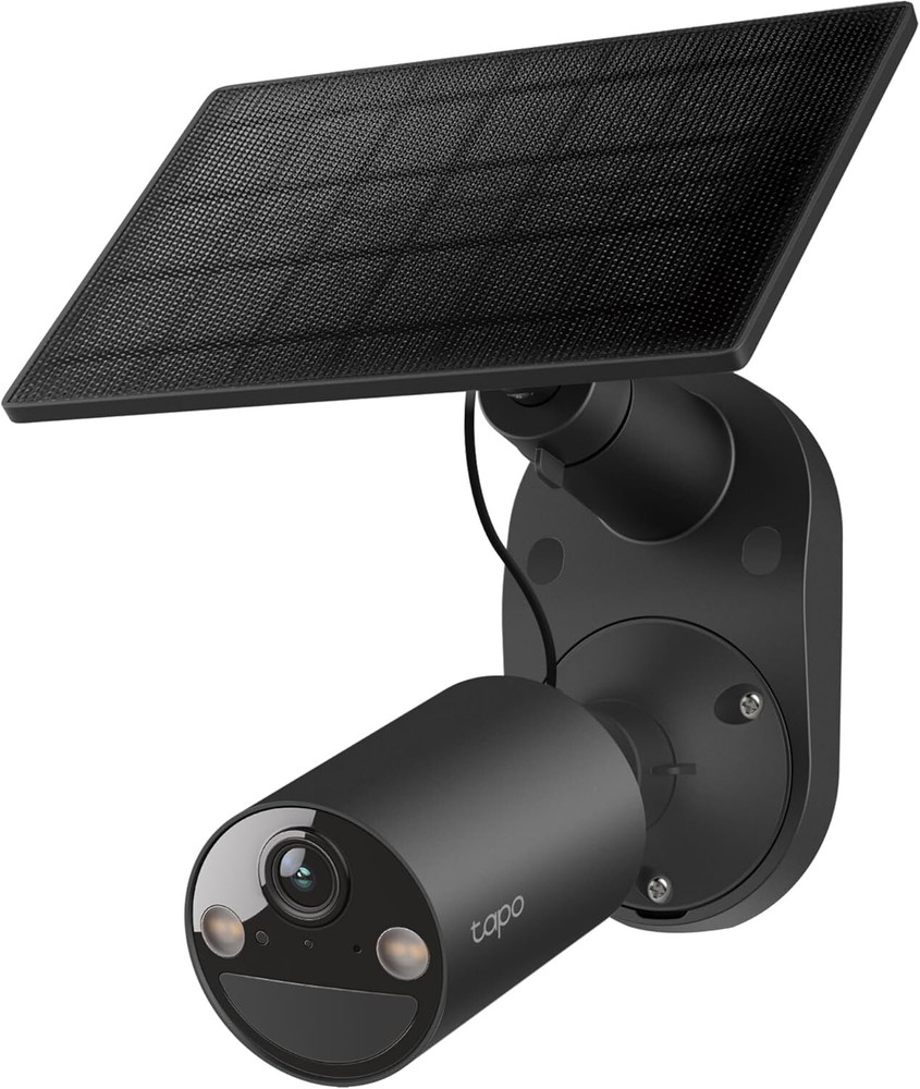Versatile Indoor/Outdoor Security Camera - 1080P, Night Vision, Solar-Powered