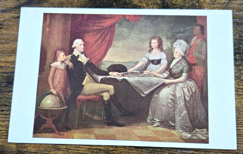 The Washington Family Henry Francis du Pont Winterthur Museum Postcard