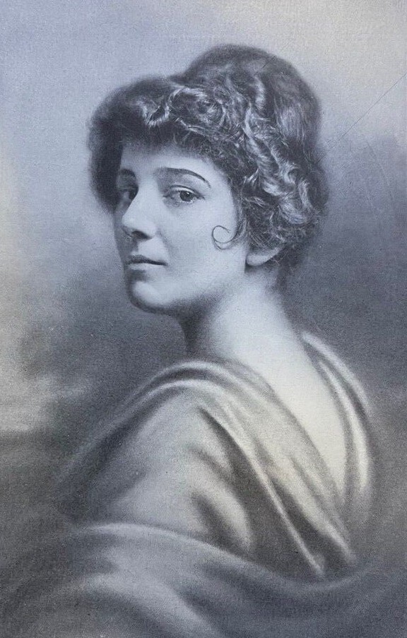 1914 Vintage Magazine Illustration Actress Louiszita Valentine