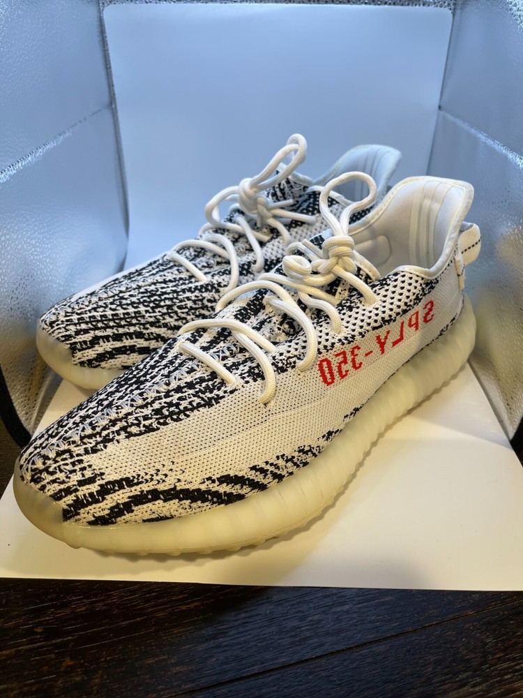 Adidas Yeezy Boost 350 V2 Zebra - Men’s Size 12.5 - Excellent Condition, No Box