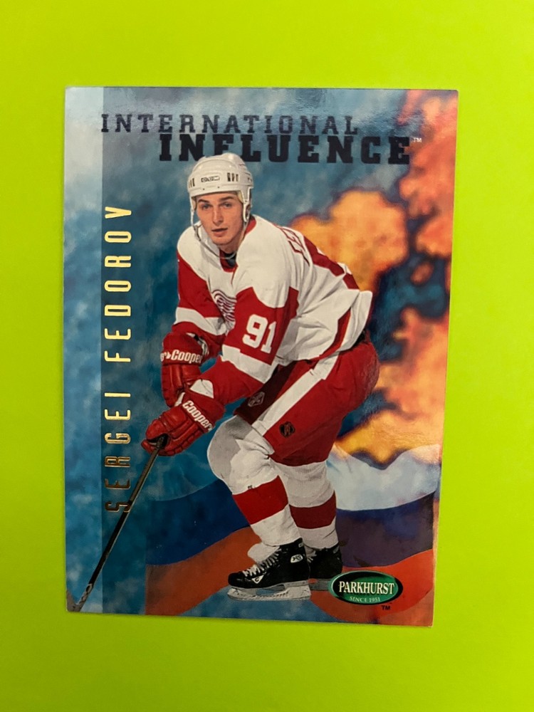 1995-96 Parkhurst International Influence #238 Sergei Fedorov Detroit Red Wings