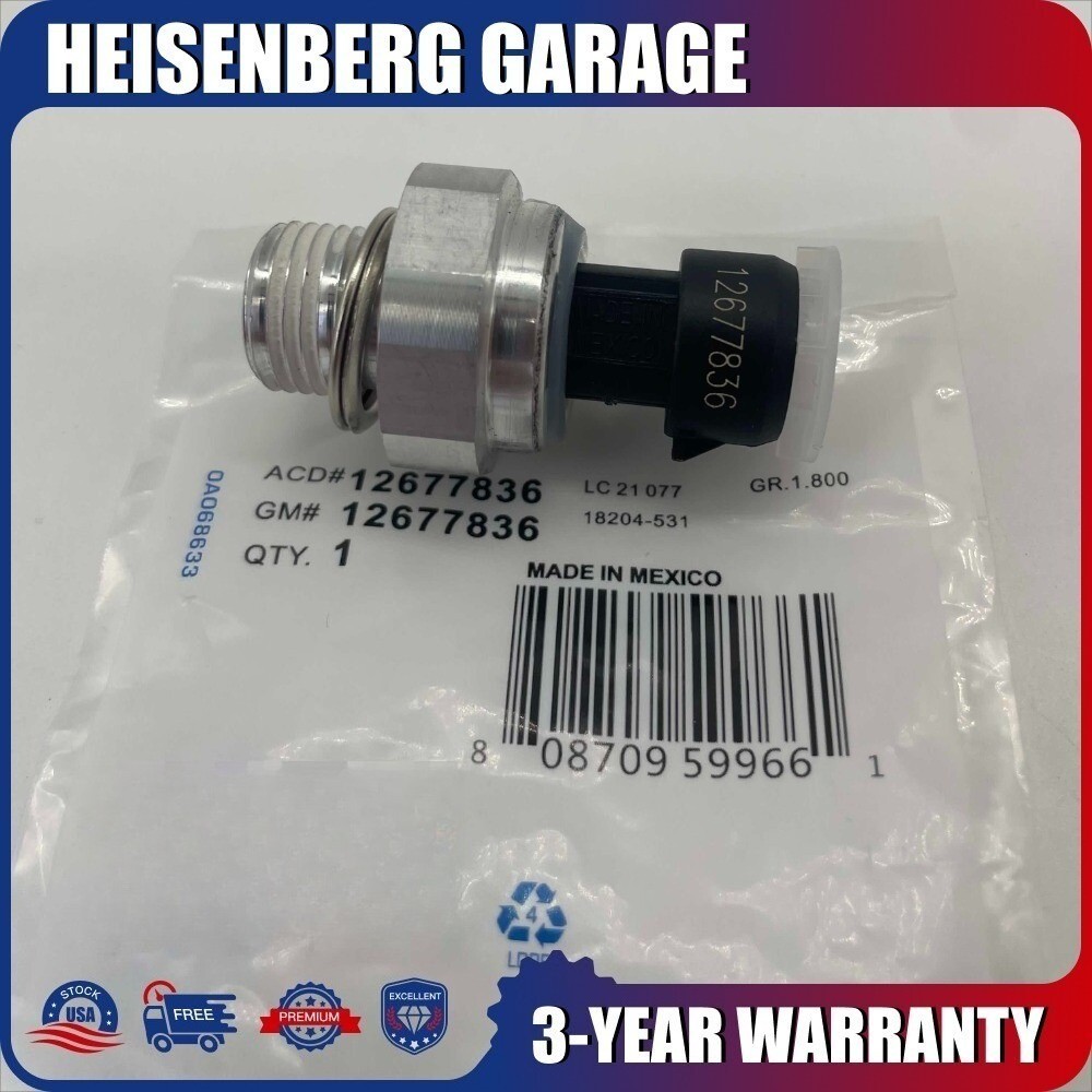 OEM Oil Pressure Sensor 12677836for Chevrolet Express Buick GMC Cadillac Hummer