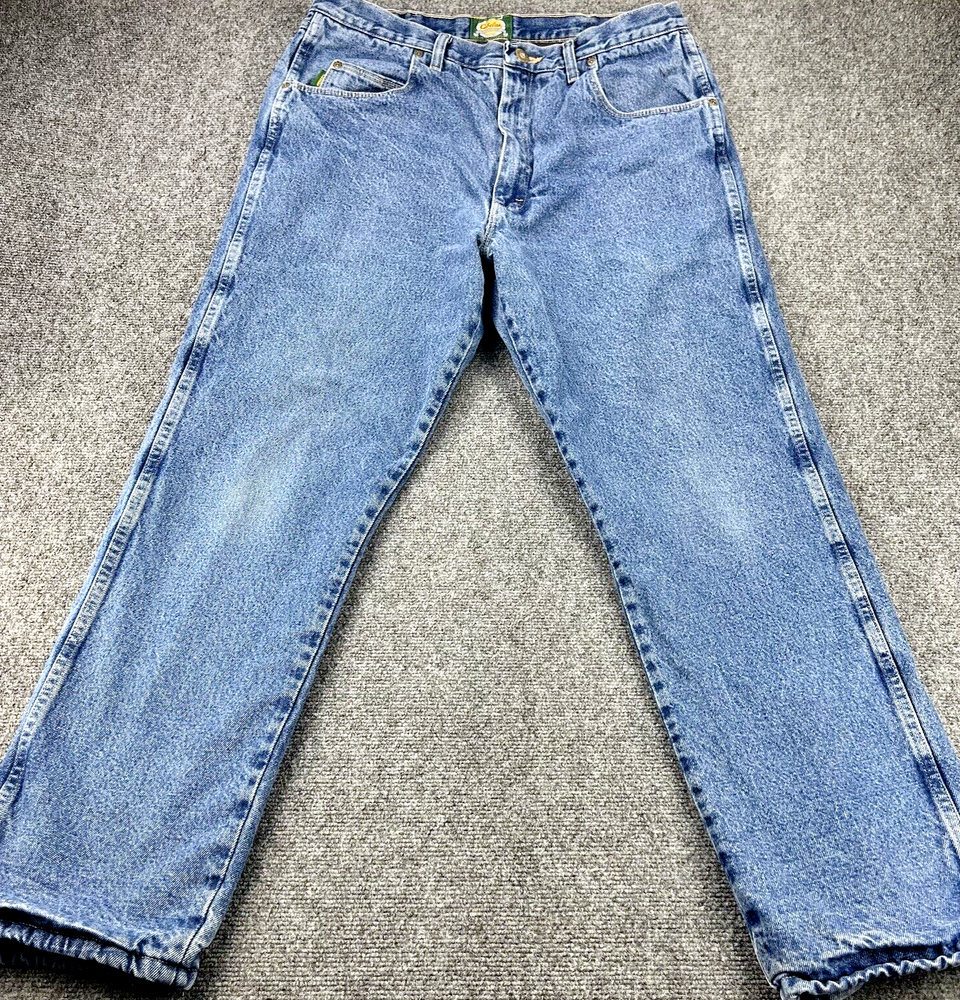 Cabelas Jeans Mens 38x34 Regular Straight Fleece Lined Outdoor Hiking Denim