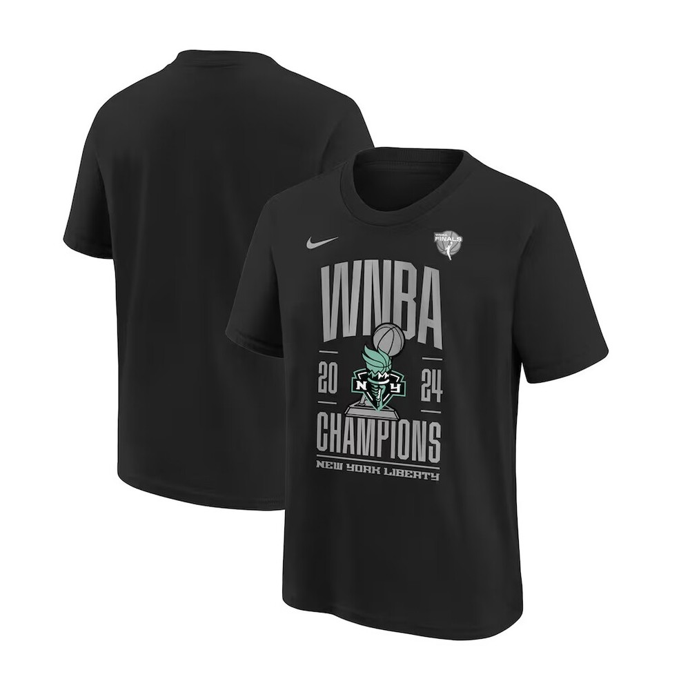 NEW!! New York Liberty 2024 WNBA Finals Champions Locker Room Tee