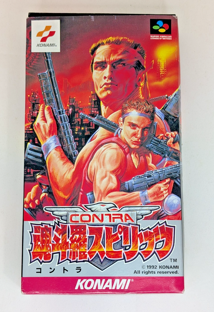Contra Spirits Nintendo Super Famicom SFC CIB *US Seller* HE