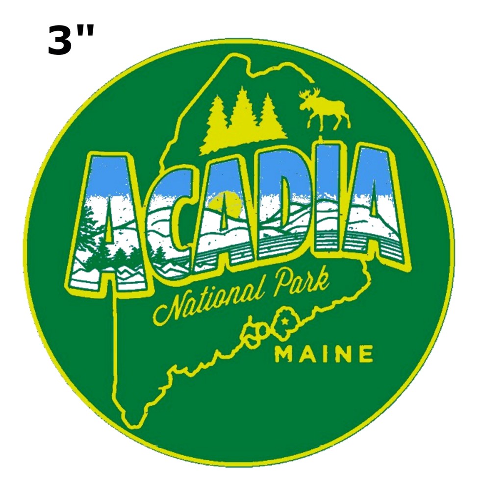 Acadia National Park Car Truck Window Bumper Sticker Decal-image