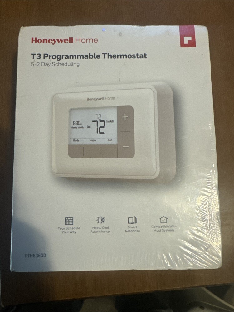 Honeywell Home T3 5-2 Day Programmable Thermostat with 2H/2C Multistage H & C