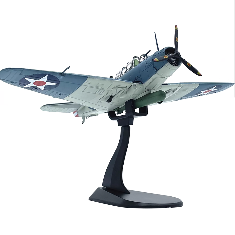 1:72 American TBD Torpedo Bomber Alloy Aircraft Model Military Plane Ornaments