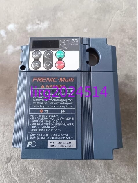 1pc used  Fuji  FRN0.4E1S-4A 380V0.4KW