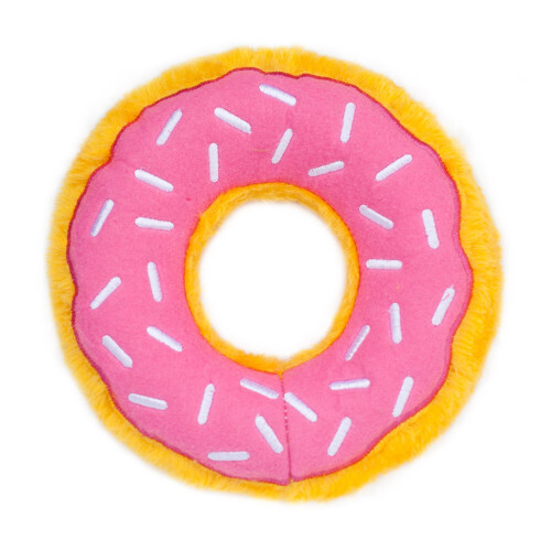ZippyPaws Donutz Dog Toy Strawberry; 1 Each/Medium