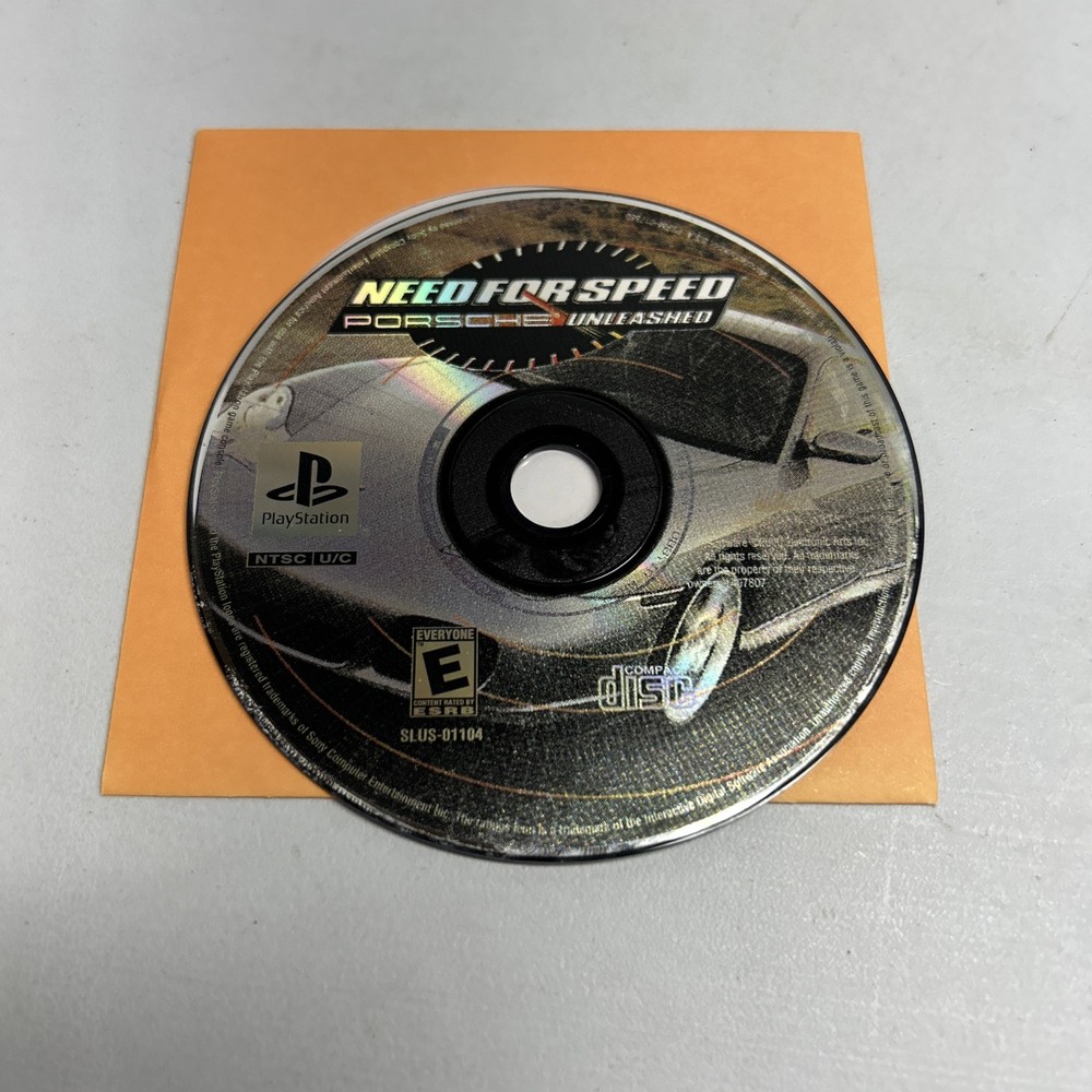 Need for Speed: Porsche Unleashed (Sony PlayStation 1, 2000) Disc Only