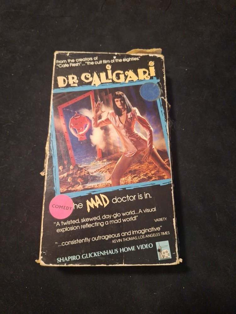 Dr Caligari VHS 1989 | Shapiro Glickenhaus Video Surreal Cult Camp Horror Comedy