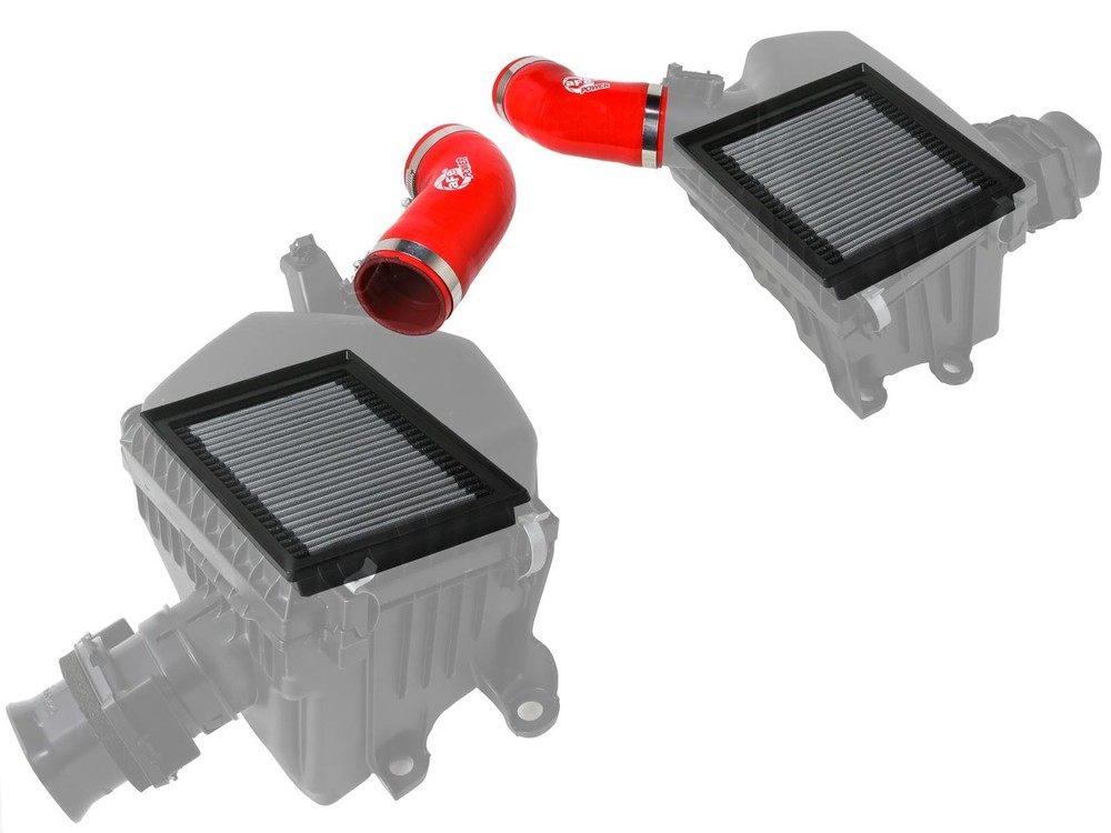 Engine Cold Air Intake Performance Kit Super Stock Induction System Red w/ Pro D